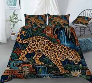 Mesoamerican Civilizations Duvet Cover Set - Print 33