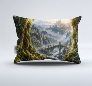 Fantasy Castle Forest Duvet Cover Set - Print 10
