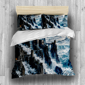 Fantasy Castle Forest Duvet Cover Set - Print 31