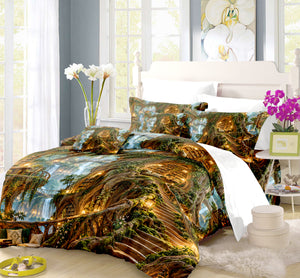 Enchanted Library Duvet Cover Set - Print 12