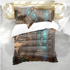 Enchanted Library Duvet Cover Set - Print 23