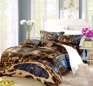 Celestial Observatory Duvet Cover Set - Print 24