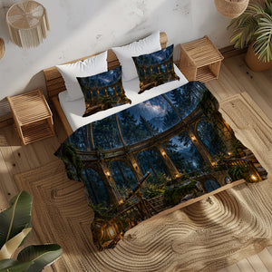 Celestial Observatory Duvet Cover Set - Print 26