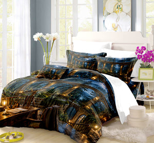 Celestial Observatory Duvet Cover Set - Print 30