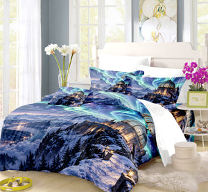 Celestial Observatory Duvet Cover Set - Print 36