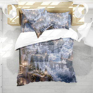 Floating Sky Kingdom Duvet Cover Set - Print 23