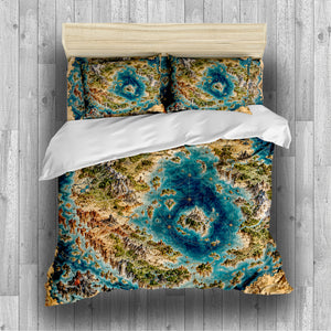 Fantasy World Map Duvet Cover Set - Print 1