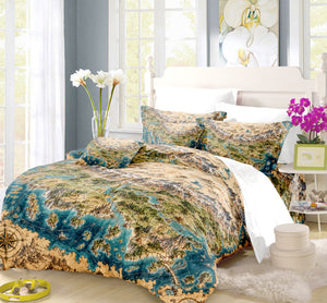 Fantasy World Map Duvet Cover Set - Print 12