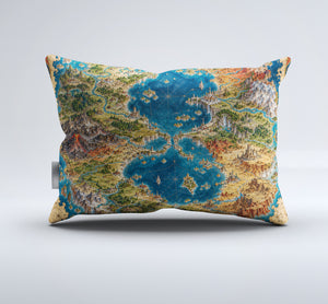 Fantasy World Map Duvet Cover Set - Print 16