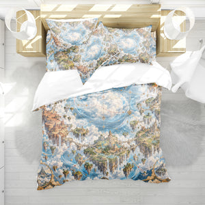 Fantasy World Map Duvet Cover Set - Print 23