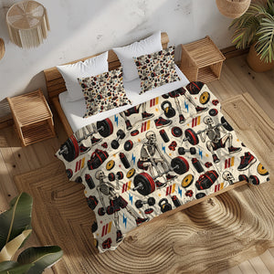 Skeleton Duvet Cover Set - Print 8