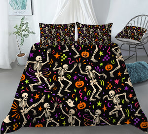 Skeleton Duvet Cover Set - Print 15