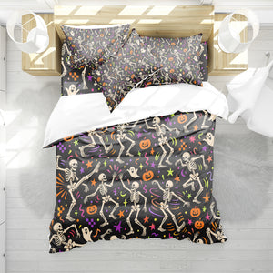 Skeleton Duvet Cover Set - Print 17
