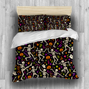 Skeleton Duvet Cover Set - Print 13