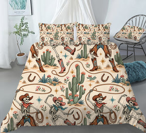 Skeleton Duvet Cover Set - Print 21