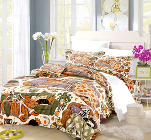 Skeleton Duvet Cover Set - Print 30