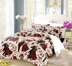 Skeleton Duvet Cover Set - Print 36