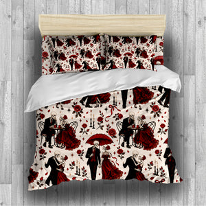 Skeleton Duvet Cover Set - Print 31