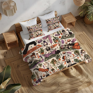 Skeleton Active Life Duvet Cover Set - Print 8