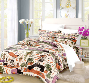 Skeleton Active Life Duvet Cover Set - Print 12
