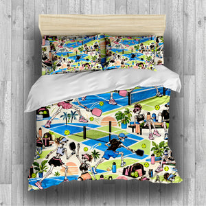 Skeleton Active Life Duvet Cover Set - Print 19