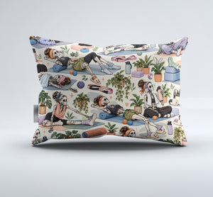Skeleton Active Life Duvet Cover Set - Print 34