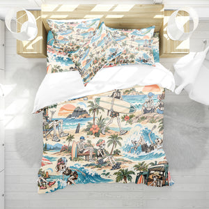 Skeleton Lifestyle Sports Duvet Cover Set - Print 29