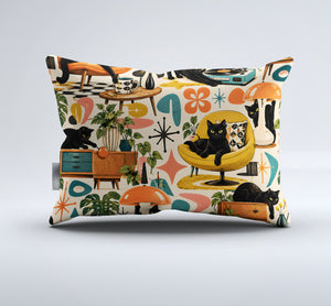 Black Cat Duvet Cover Set - Print 22