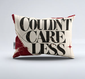 COULDN'T CARE LESS Duvet Cover Set - Print 22