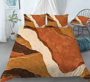 Contemporary Earth & Loom Geometry Duvet Cover Set - Print 15