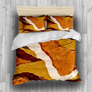 Contemporary Earth & Loom Geometry Duvet Cover Set - Print 13
