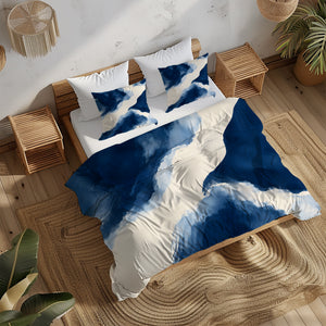 Contemporary Earth & Loom Geometry Duvet Cover Set - Print 20