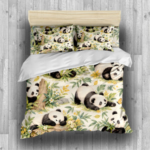 Panda Kids Story & Play Duvet Cover Set - Print 1