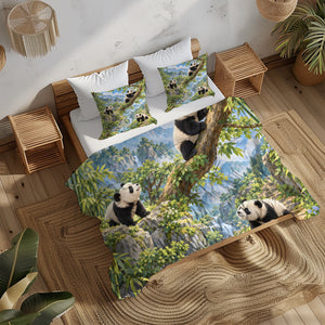 Panda Kids Story & Play Duvet Cover Set - Print 8
