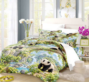 Panda Kids Story & Play Duvet Cover Set - Print 12