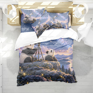 Panda Kids Story & Play Duvet Cover Set - Print 23