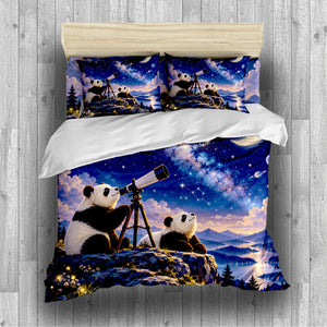 Panda Kids Story & Play Duvet Cover Set - Print 19