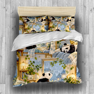 Panda Kids Story & Play Duvet Cover Set - Print 25