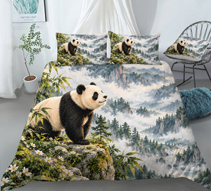Panda Adult Nature & Quiet Home Duvet Cover Set - Print 9
