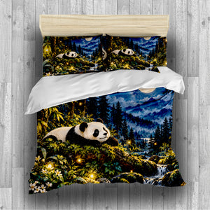 Panda Adult Nature & Quiet Home Duvet Cover Set - Print 19