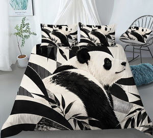 Panda Adult Nature & Quiet Home Duvet Cover Set - Print 27