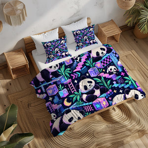 Panda × American Interest Culture Duvet Cover Set - Print 8