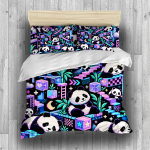Panda × American Interest Culture Duvet Cover Set - Print 7