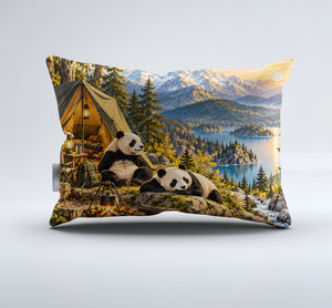 Panda × American Interest Culture Duvet Cover Set - Print 22