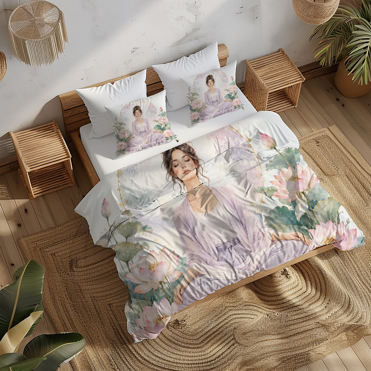 Yoga Meditation Energy Duvet Cover Set