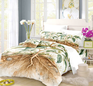 Yoga Meditation Energy Duvet Cover Set - Print 24