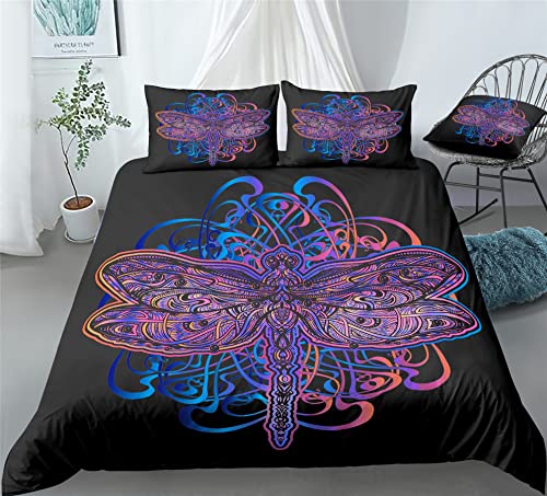 Dragonfly Bedding Dragonflies Cartoon Insect Decoration Duvet Cover Set