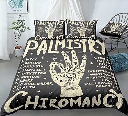 Mystical Divination Bedding Astrology Divination Duvet Cover Set