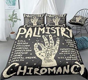 Mystical Divination Bedding Astrology Divination Duvet Cover Set - Print 2