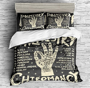 Mystical Divination Bedding Astrology Divination Duvet Cover Set - Print 1